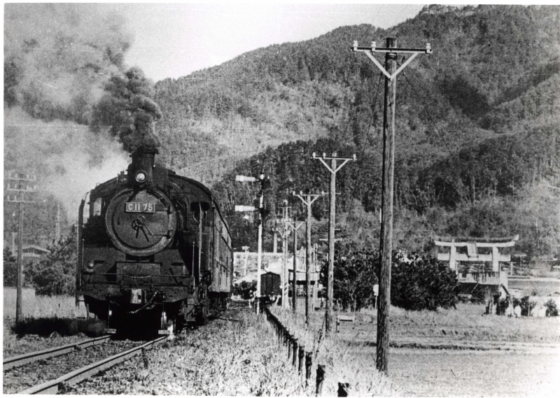 Last locomotive running in 1974.  